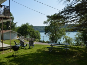View of lake from outside of Cottage 2